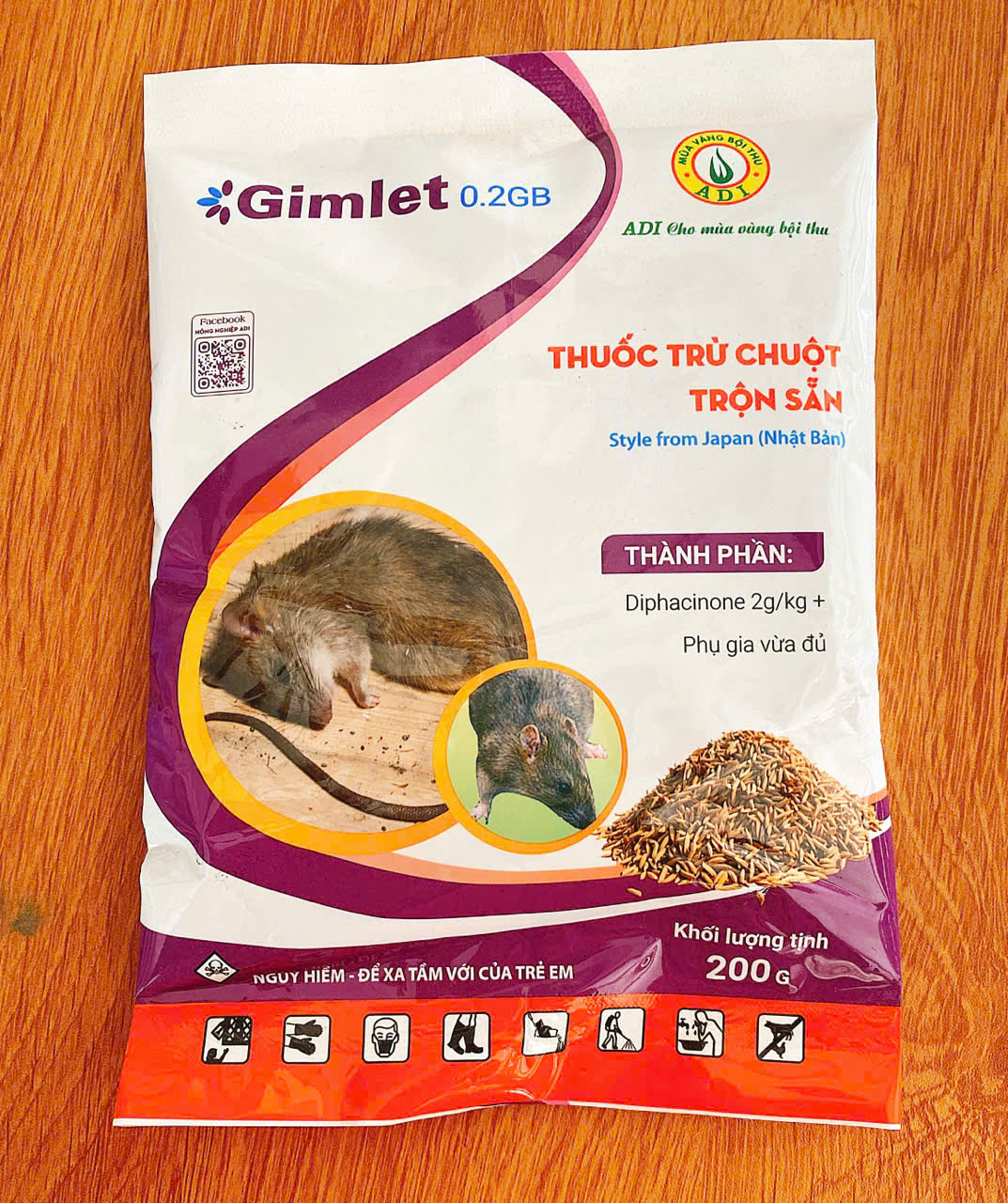 THUỐC TRỪ CHUỘT GIMLET 0.2GB - Ảnh 2